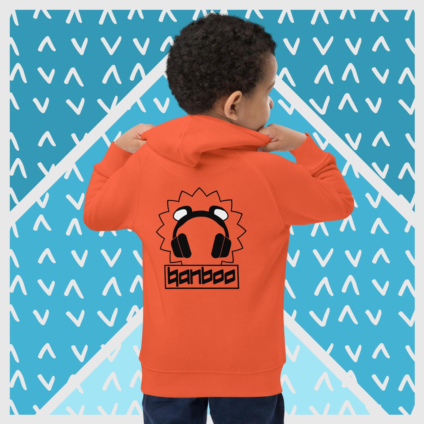 BANBOO Grill & Earphones - Kids eco hoodie